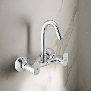 Spazio Opal Brass Heavy Hot & Cold Kitchen Sink Mixer Tap With 360 Degree Rotational Spout For Kitchen Sink Kitchen Mixer Faucet