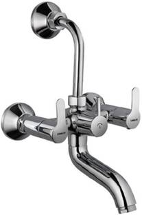 CKK "EsscoBrassWallMixerwithOverheadShowerProvision -ChromeFinish(Model:COS-103273)" Wall Mixer Faucet