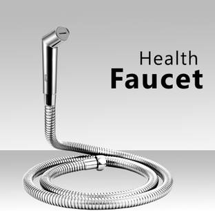 Prestige SLIDING GUN (ABS) Health Faucet with 1 mtr Flexible SS Tube and Wall Hook Health Faucet (Wall Mount Installation Type) Faucet Set