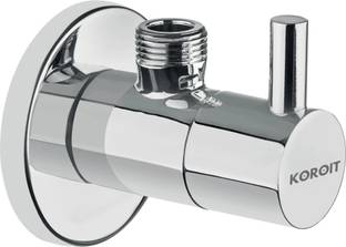 Koroit Brass Angle Valve Faucet With Wall Flange For Bathroom Toilet Wash Basin Geyser Suitable for Ho...