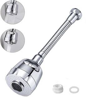 STAR PRIM Kitchen Sink Tap Extendor Attachment 360 degree Rotatable Splash Kitchen Sink Tap 360 degree Rotatable Splash Filter Faucet 2 Modes Kitchen Tap Nozzle Cock Faucet