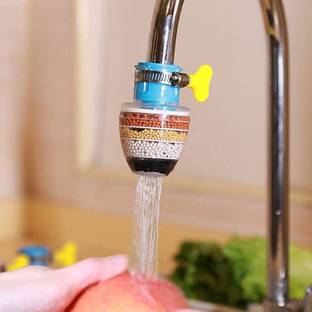 KRITI FASHION Carbon for Kitchen and Bathroom Faucet Tap Mount Water Filter