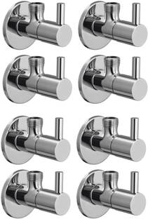 FLO Premium quality stainless steel Angle Cock TURBO Handle Chrome Plated_set of-8 Angle Cock Faucet