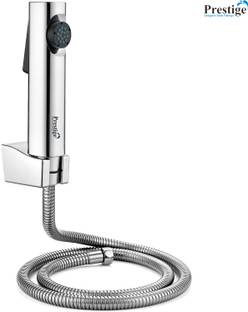 Prestige KHL26 High Pressure Snowbell ABS Health Faucet with 1mtr ss tube and wall hook Health  Faucet