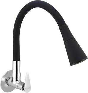 Oleanna SmartBuy Vignet Flexible Sink Faucet - Flxo Play With 360 Degree Flexible Black Silicone Swive...