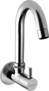 Ramya Sink Tap Brass For Bathroom and Kitchen Chrome Finish Spout Faucet