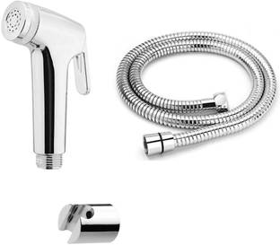 COSSIMO Ivory ABS Health Faucet with 1 m Flexible Hose Pipe and Wall Hook - Set of 1 Health  Faucet