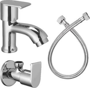 fastgear Metro Pillar Cock Tap With 1pc Angle Cock 1pc Connection Pipe For Wash Basin Tap Pillar Cock ...
