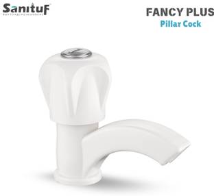 Sanituf FN-303 Pillar Cock PTMT Faucet || Fancy Plus Series Pillar Cock for Wash Basin Pillar Tap Faucet