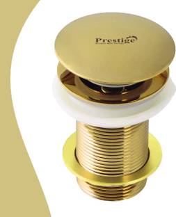 Prestige Prestige_Ceremic/Brass/Heavy duty/Pop up Rose Gold chrome coupling 4" Pack of 1 Health  Faucet