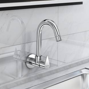 Plantex Virgin Brass PAC-1810 Single Lever Sink Cock with Swivel Spout for Kitchen Sink Spout Faucet