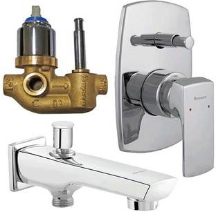 Parryware Euclid diverter Body With upper Trim with tipton wall spout 01013 Faucet Set