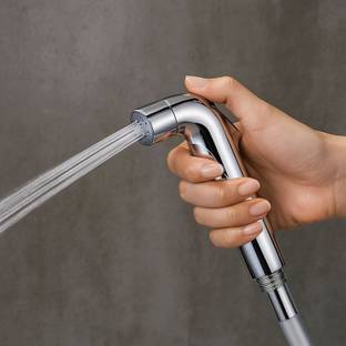 HOMEMATES Premium Chrome ABS Jet Sprayer | 12cm, 59gm | Sleek & Durable Design Health  Faucet