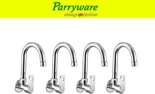 Parryware Vista Wall Mounted Sink Cock with Swivel Spout set of 4 pic 327 Wall Mounted Sink Cock with ...