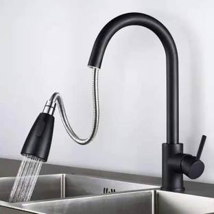 KAVSON - Premium Single Lever Hot & Cold Water Kitchen Sink Mixer Pull Out Tap Kitchen Mixer Faucet