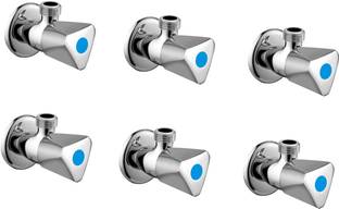 FLO Premium quality stainless steel Angle Cock Chrome Plated_set of-6 Angle Cock Faucet