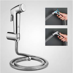 Prestige SMALL CONTI health with 1mtr flexible SS Tube and Wall Hook Health  Faucet