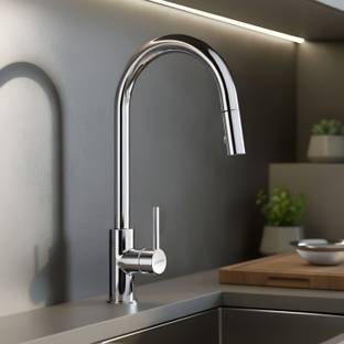 Plantex Pull-Down Kitchen Sink Tap/Sink Tap for Kitchen Basin with 360⁰ Swivel Spout Sink Tap Faucet