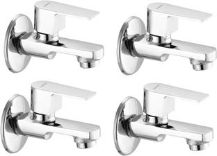 Ramya Prime Brass Bib Tap Pack OF 4 For Bathroom and Kitchen Bib Cock Bib Tap Faucet