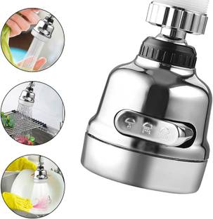 SHIDHMI Faucet 3 Mode Premium Quality Extension 360 Degree Flexible Rotation Water Saving Faucet Head Diverter Faucet