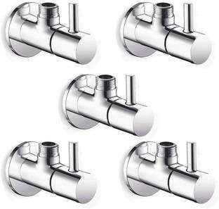 Floyd Angle Cock Flora Brass Chrome Plated (Pack of 5) Angle Cock Faucet