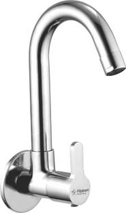 Flipkart SmartBuy FKSB-OESC Orange Sink Cock Chrome Plated Wash Basin Sink Cock Tap Faucet swan neck t...