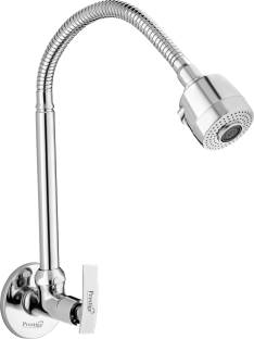 Prestige (Brass) Passion Kitchen Spout Flexible Sink Cock with Spout Rain Spray Pillar Tap Faucet