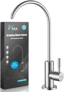 Fossa RO F-04 Silver RO Tap Kitchen Water Filter Faucet, Drinking Water Faucet SS Body Pillar Tap Faucet