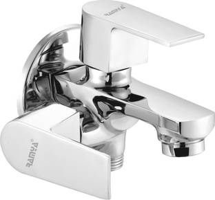 Ramya Prime 2 Way Bib Tap Brass For Bathroom and Kitchen Bib Cock 2 Way Tap Twin Elbow Valve Faucet