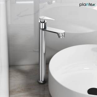 Plantex Pure Brass LEA-704 High Neck Pillar Cock Tap for Water (Mirror-Chrome Finish) Pillar Tap Faucet