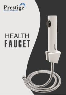 Prestige KHL21 ABS with SS-304 Grade 1mtr Flexible Hose Pipe and Hook Health  Faucet
