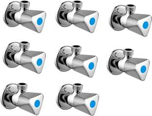 FLO Premium quality stainless steel Angle Cock Chrome Plated_set of-8 Angle Cock Faucet