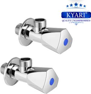 क्यारी - Polygon Angle Valve With Brass Disk (Pack Of 2) - AV790 एंगल कॉक नल