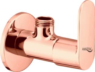 AMATRA Rose Golden Finish PVD Coating Mini opal prime Angle valve For Bathroom and Kitchen Angle Cock ...