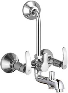 ZAP Brezza Premium Series Brass Wall Mixer Arrow Series 2311 Premium Brass Wall Mixer and 125 mm Long Bend Pipe Mixer Faucet