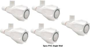 fastgear by Fastgear PVC Angle Valve Tap for Bathroom/Geyser/Kitchen/Toilet Sheet Water Tap Faucet Set