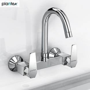 Plantex Double Lever Sink Mixer Tap for Kitchen with 360°Swivel Spout/Hot&Cold Mixer Tap (Celesiya-1248) Sink Mixer Faucet