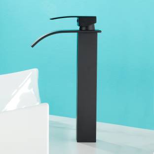 Plantex Stainless Steel Hot & Cold Wash Basin Mixer High Neck Pillar Cock Single Handle Basin Mixer Faucet