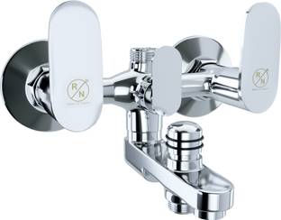 RN TOUCH WALL MIXER TELEPHONIC 3 IN 1_RNTOWM0014_15mm(1/2") | Chrome Plated Brass Wall Mixer for Bathr...