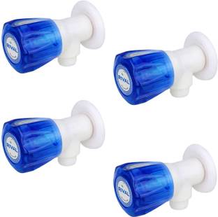 rival by Rival Plastic Angle Tap for Bathroom & Kitchen | Wall Mounted Bib Cock Angle Cock Faucet