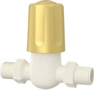 RN RNSAF06A39 PTMT Superior Plastic Faucet Stop Cock M Type, Thread Size:- 15mm(1/2") Stop Cock Faucet