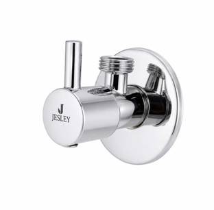 Jesley (JS2101) SS-304 Angle Valve | Angle Cock for Bathroom With Wall Flange-Set of 1 Angle Cock Fauc...