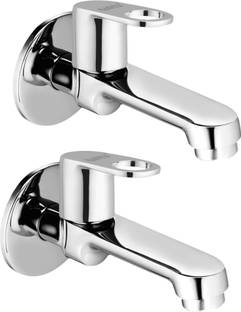 Ramya ORNAMIX Long Body Tap Brass Pack OF 2 For Bathroom and Kitchen Long Body Bib Tap Faucet