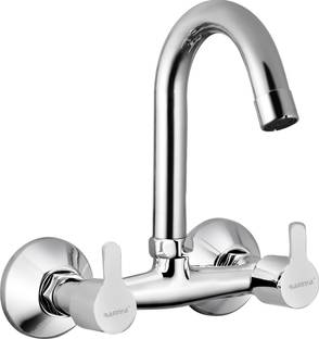 Ramya Pilot Sink Mixer Tap Brass For Bathroom And Kitchen Chrome Plated Kitchen Mixer Faucet
