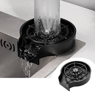 STAR VENTURE ACW1 Automatic Cup Washer for Sink, Fast Cleaning Faucet Bar Glass Rinser Flush Valve Faucet