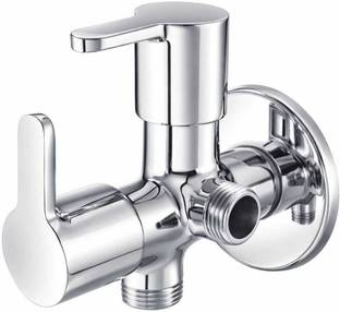 COSWARE Brass Marc Two way Angle Valve Tap for Bathroom, Kitchen, Outdoor (Pack of 1) Angle Cock Fauce...