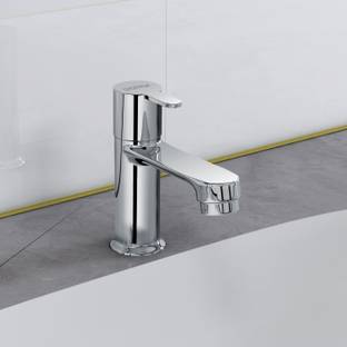 Plantex Pure Brass Flora Pillar Cock Chrome Single Handle Basin Sink Faucet Water Tap/Kitchen Sink Taps/Bathroom Sink Taps (FLO-803) Pillar Tap Faucet