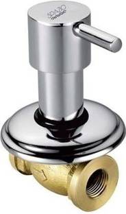 Spazio Brass 15 MM Concealed Stop Cock/Concealed Stop Valve Smart Series For Bathroom, Brass Quarter T...
