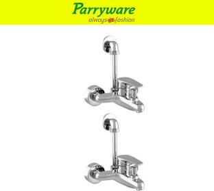 Parryware Primo Wall Mixer with Overhead Shower Provision Bathroom set of 2 pic 191 Wall Mixer with Overhead Shower Provision Wall Mixer Faucet