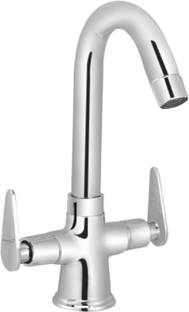 Prestige Brass Slim Center Hole Mixer Center Hole Mixer Chrome Silver platet Tap Faucet Bib Cock Angle Cock Pillar Tap Mixer Faucet Basin Mixer Faucet